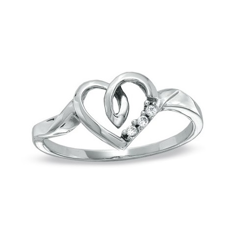 Heart Shaped Engagement Ring 3 Heart Shaped Engagement Ring 3