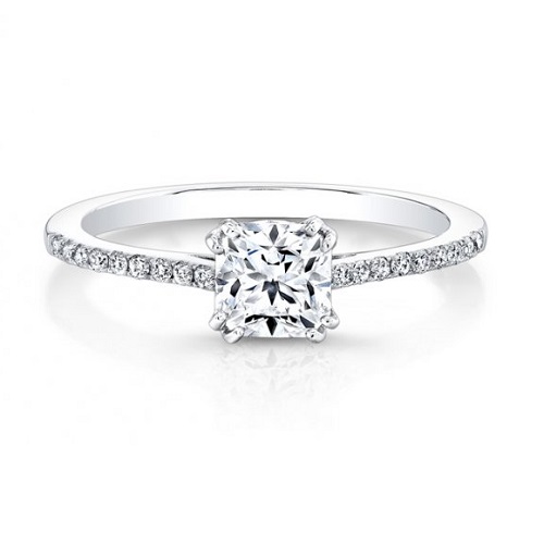 Square Engagement Rings Minimal Square Engagement Rings Minimal