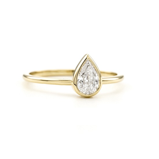pear-cut-engagement-ring-minimal pear-cut-engagement-ring-minimal