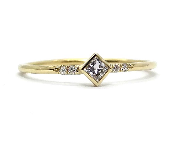 Incredible Square Cut Engagement Rings - Minimal Incredible Square Cut Engagement Rings - Minimal