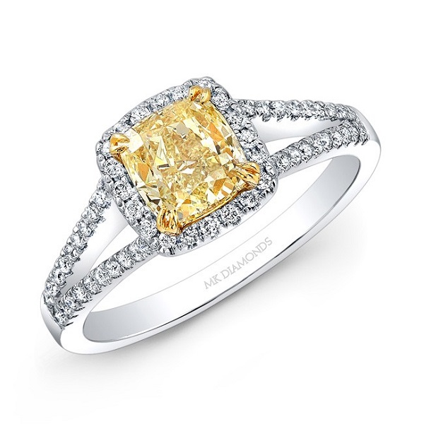 Incredible Square Cut Engagement Rings - Split Shank Incredible Square Cut Engagement Rings - Split Shank