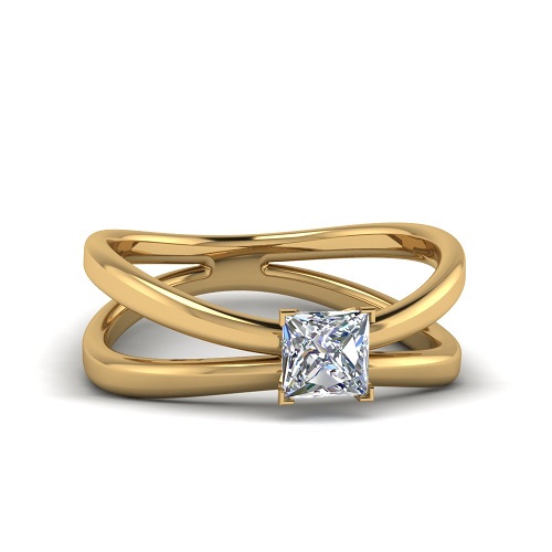 Spectacular Split Band Engagement Rings - Double Split Spectacular Split Band Engagement Rings - Double Split