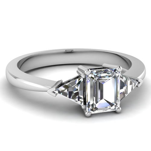 Gorgeous Trillion Engagement Rings - 3 Stone Gorgeous Trillion Engagement Rings - 3 Stone