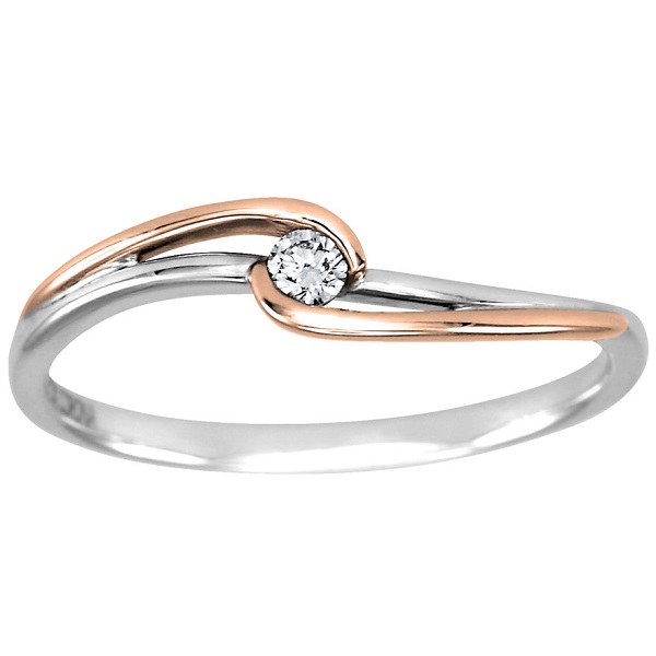 Dreamy Two Tone Engagement Rings - Delicate Dreamy Two Tone Engagement Rings - Delicate