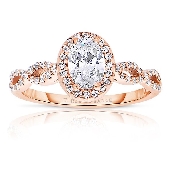 Dreamy Infinity Engagement Rings - Halo Dreamy Infinity Engagement Rings - Halo