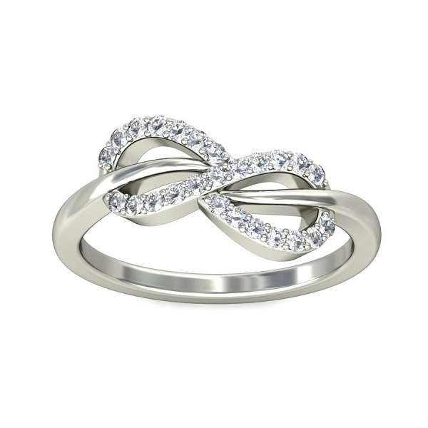 Dreamy Infinity Engagement Rings - Pave Dreamy Infinity Engagement Rings - Pave