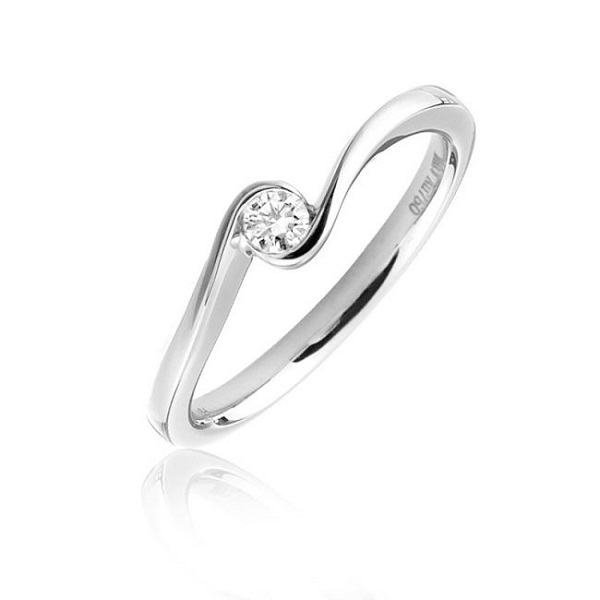 Tantalising Twisted Band Engagement Rings to Inspire - Minimal Twist Tantalising Twisted Band Engagement Rings to Inspire - Minimal Twist