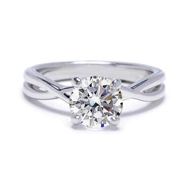 Tantalising Twisted Band Engagement Rings to Inspire - Simple Twist Tantalising Twisted Band Engagement Rings to Inspire - Simple Twist