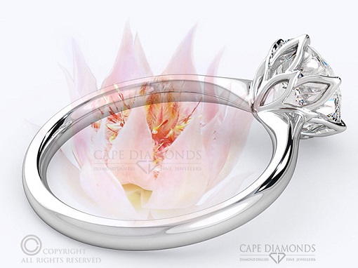 Romantic Floral Inspired Engagement Rings - Blushing Bride Fynbos Ring Romantic Floral Inspired Engagement Rings - Blushing Bride Fynbos Ring