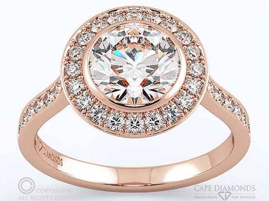 Beautiful Bezel Engagement Rings - Halo Pave Beautiful Bezel Engagement Rings - Halo Pave