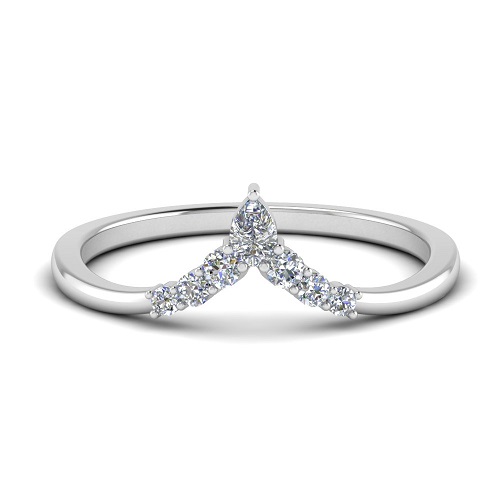 Elegant Shaped Band Engagement Rings to Inspire - Delicate Chevron Elegant Shaped Band Engagement Rings to Inspire - Delicate Chevron