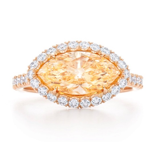 Pretty-Pastel-Engagement-Rings-Orange-Diamond