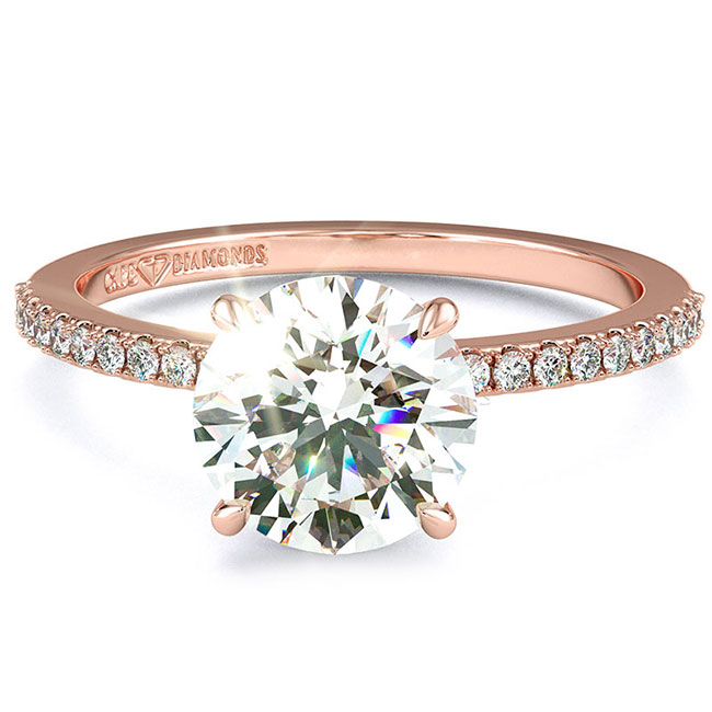 Trending Rose Gold Diamond Engagement Rings