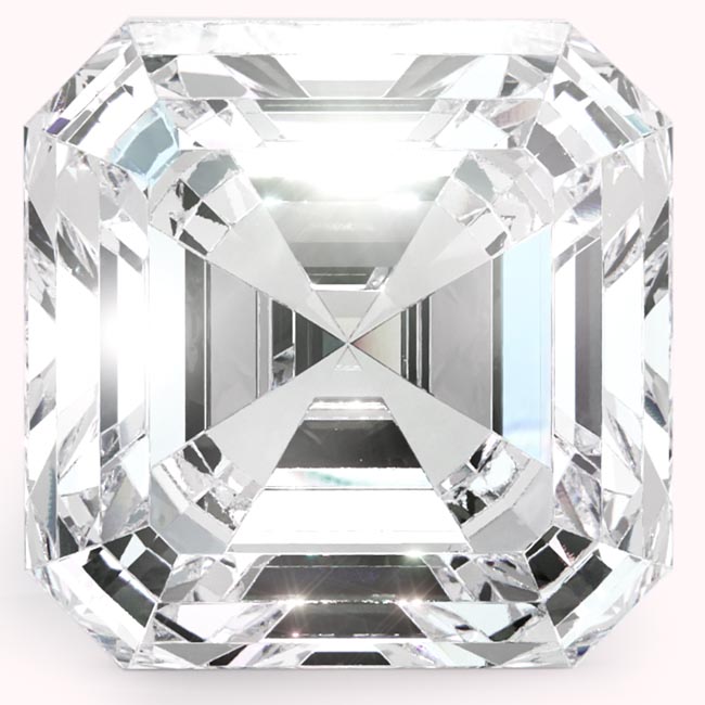 0.6ct Asscher Cut Lab Diamonds
