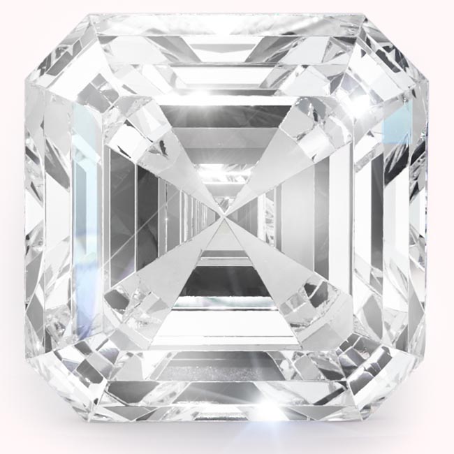 0.8ct Asscher Cut Lab Diamonds