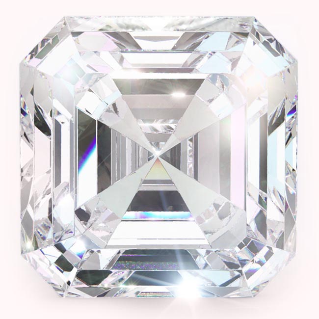 1.5ct Asscher Lab Grown Diamonds