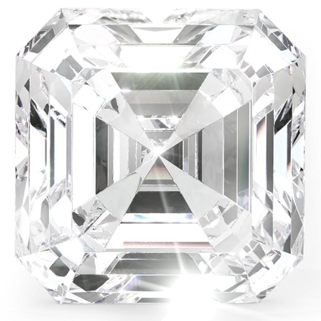 2.0ct Asscher Lab Grown Diamonds