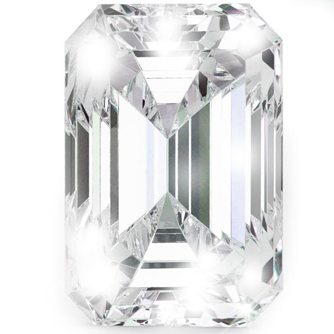 2.0ct Emerald Cut Lab Diamonds