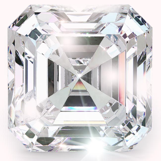 3.0ct Asscher Lab Grown Diamonds