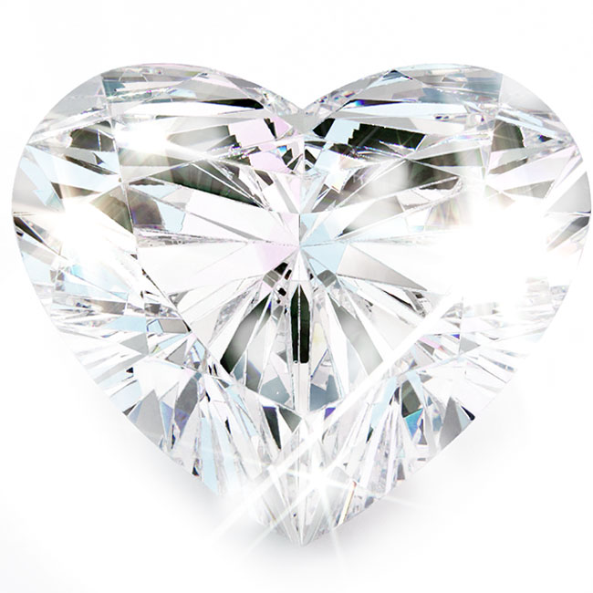 0.3ct Heart Shaped Lab Grown Diamonds