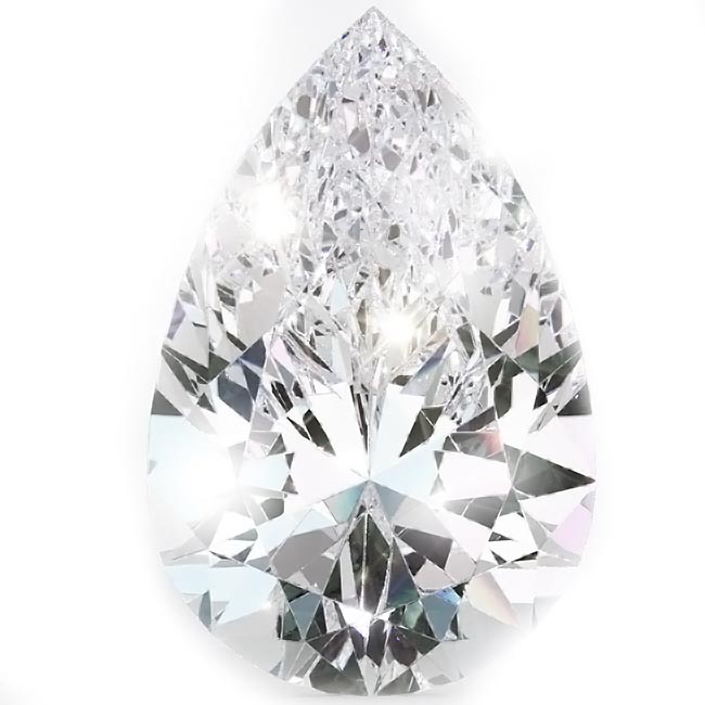 0.3ct Pear Cut Lab Grown Diamonds