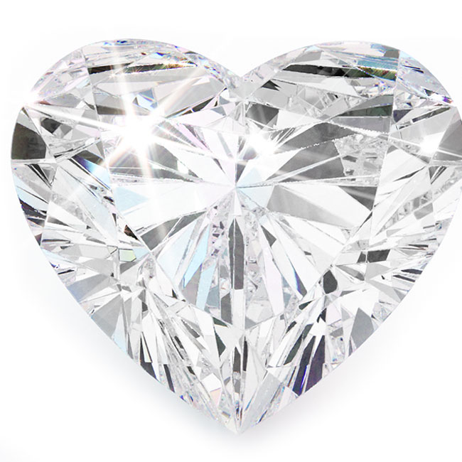 0.5ct Heart Shape Lab Grown Diamonds