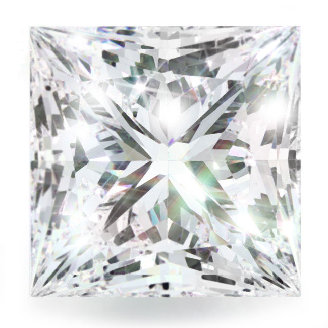 0.5ct Princess Lab Grown Diamonds