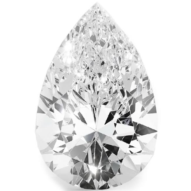 0.7ct Pear Cut Lab Grown Diamonds