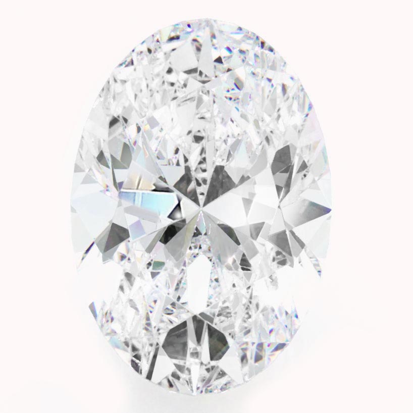 0.8ct Oval Cut Lab Diamonds