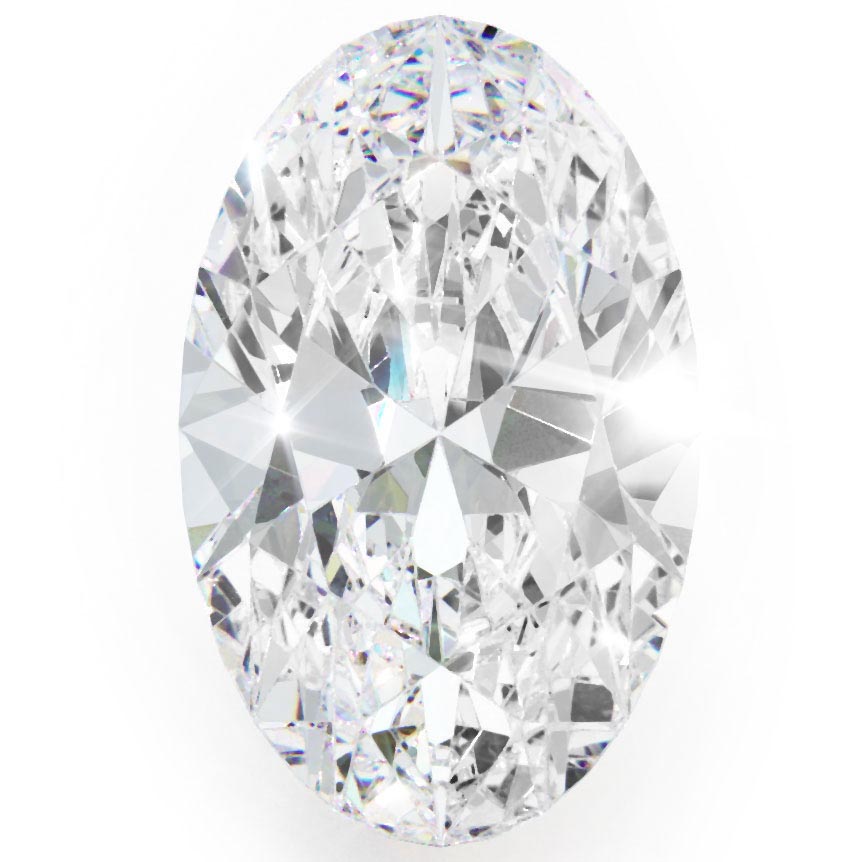 0.9ct Oval Cut Natural Diamonds