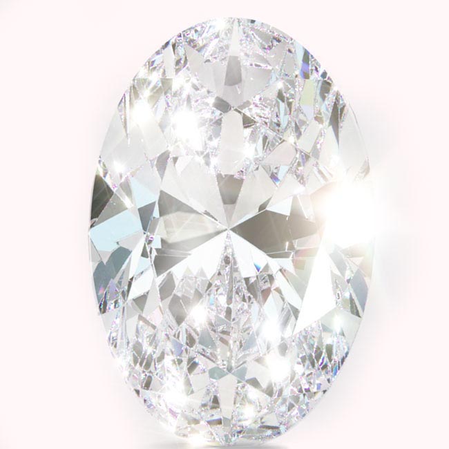 1.0ct Oval Cut Natural Diamonds