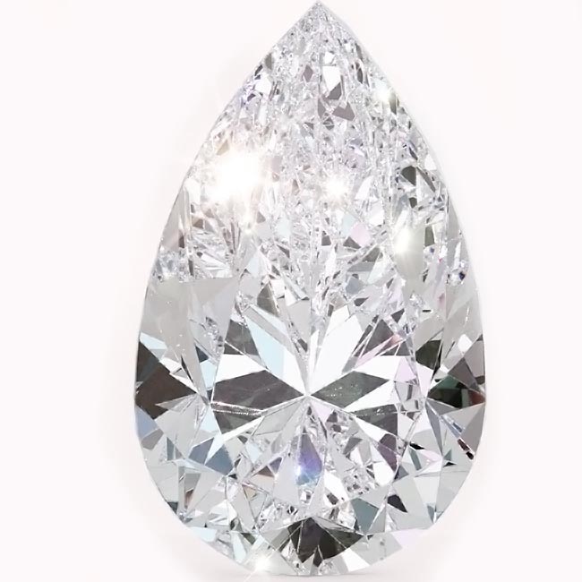 1.0ct Pear Cut Lab Grown Diamonds