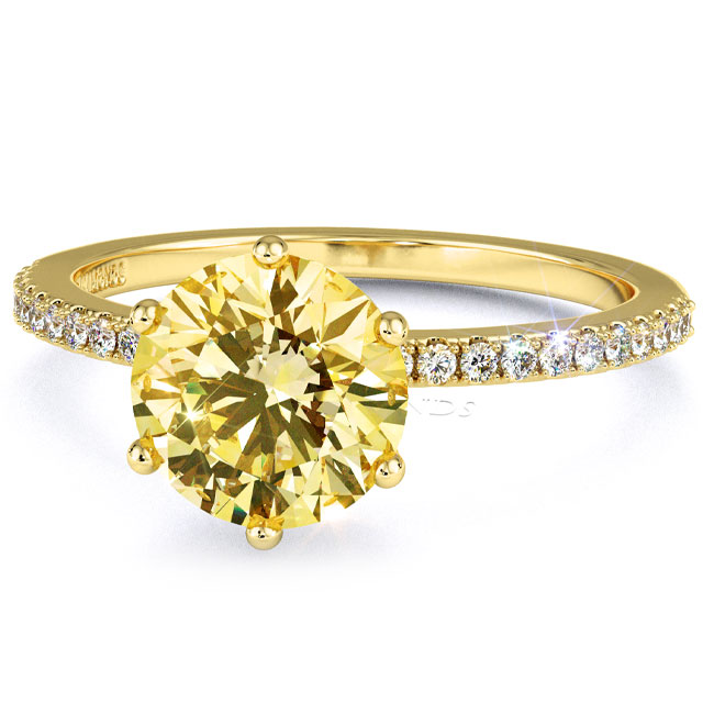 Fancy Yellow Diamond Engagement Rings
