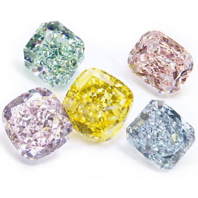 Fancy Coloured Loose Diamonds