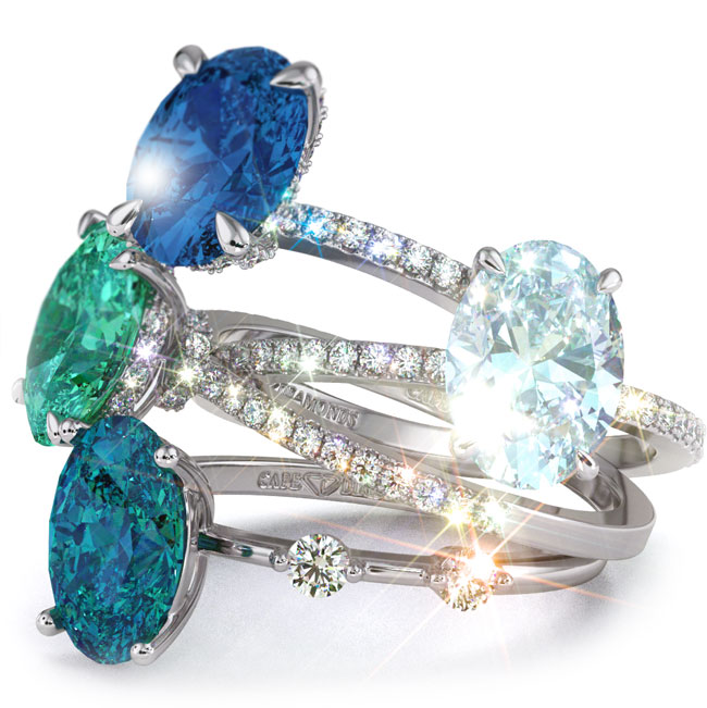 Gemstone Engagement Rings