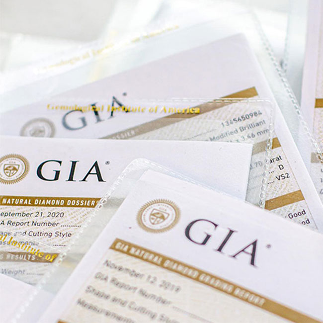 GIA Certified Diamonds