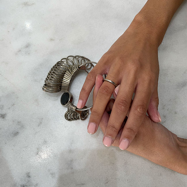 Getting Her Ring Size Correct