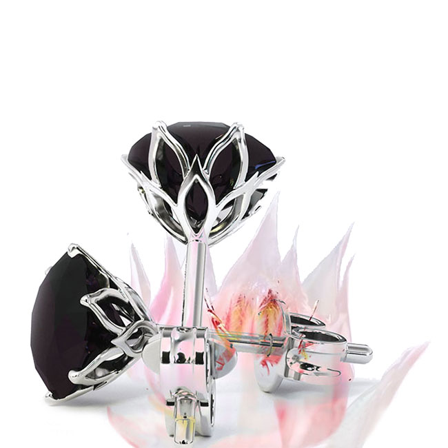 Black Diamond Earrings