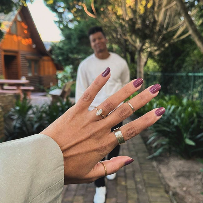 Stunning marquise cut diamond.