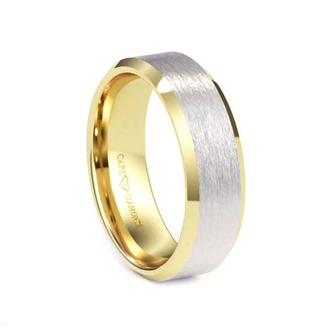 Two-Tone Men's Wedding Bands Collection