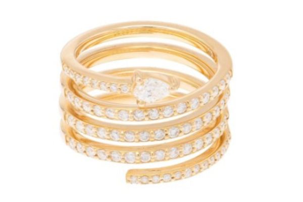 Pave Pear Wrap Pave Pear Wrap