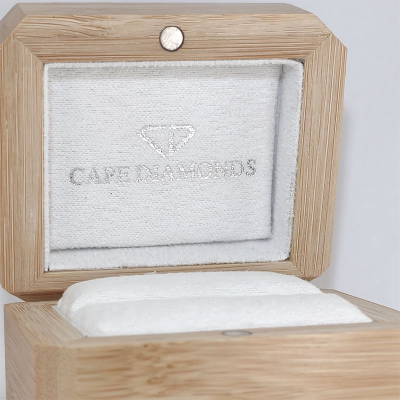 four prong brilliant round natural diamond hidden halo engagement ring white gold with side natural diamond drops with 9k white gold metal and round shape diamond