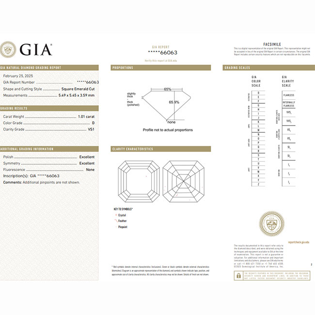 GIA Certified Asscher Cut Diamonds