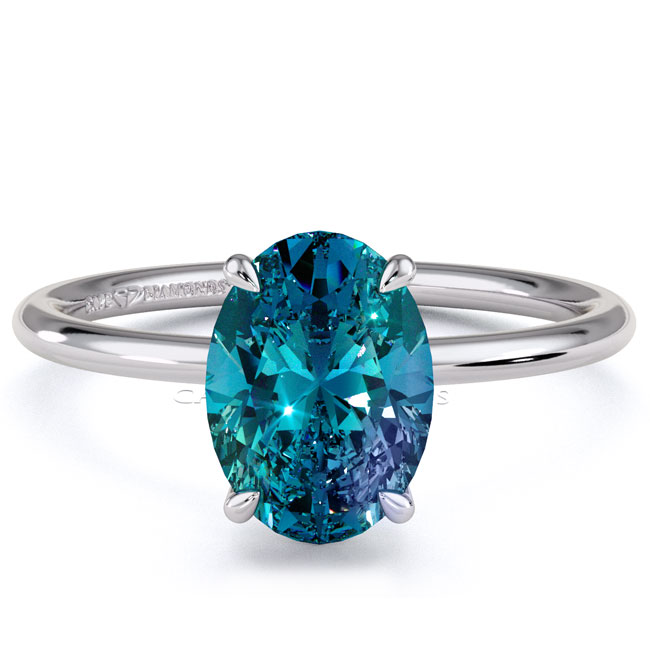 Solitaire Alexandrite Engagement Rings