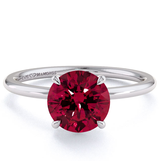 Solitaire Spinel Engagement Rings