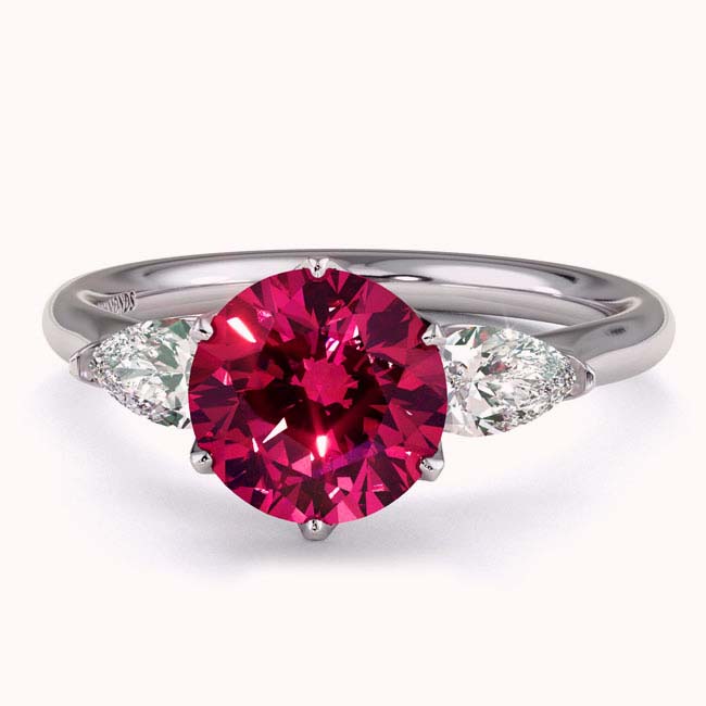 Trilogy Spinel Engagement Rings