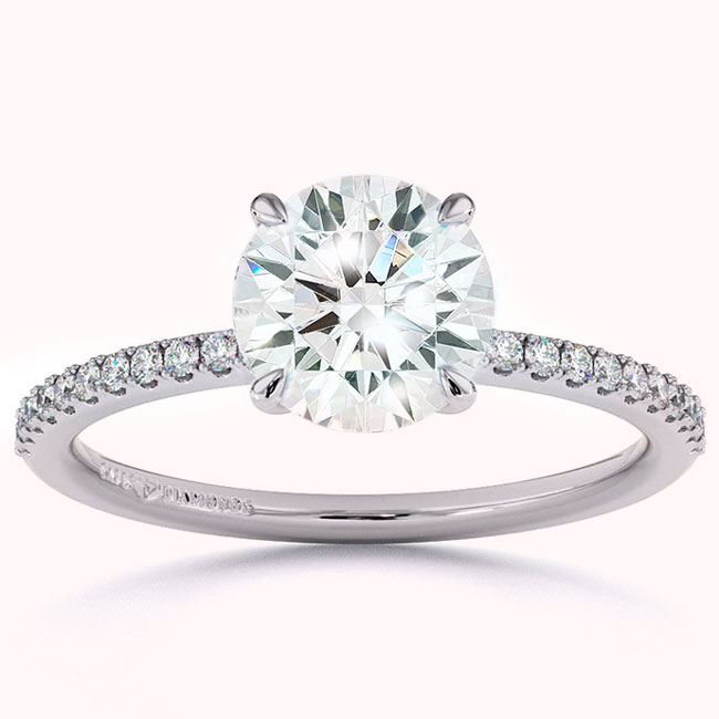 0.5ct or 1.00ct D Vs2 Natural Diamond Engagement Rings
