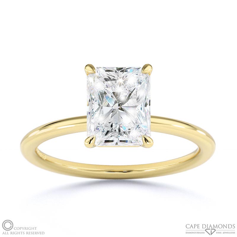 Trending Yellow Gold Diamond Engagement Rings