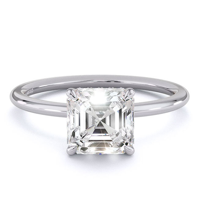 White Gold Engagement Ring Collection