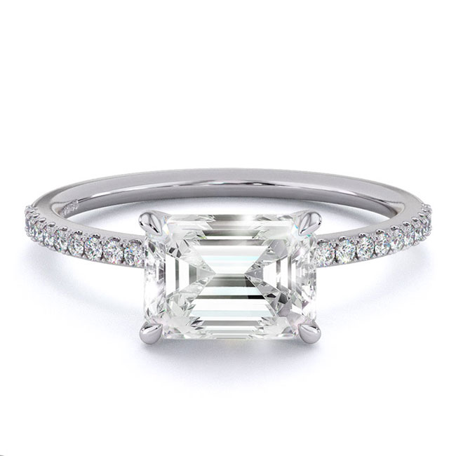 White Gold Engagement Ring Collection